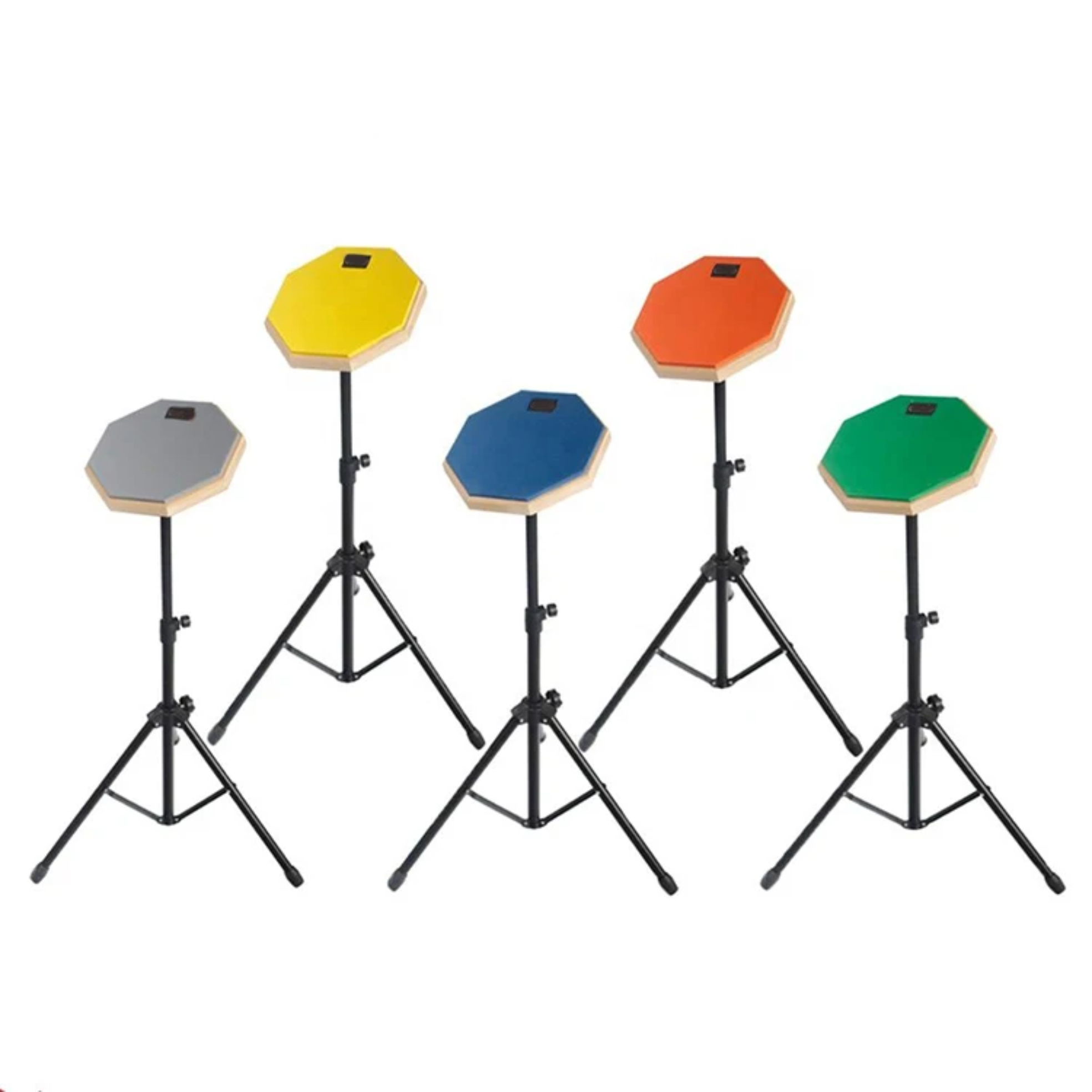 Adjustable Drum Practice Pad with Tripod Stand
